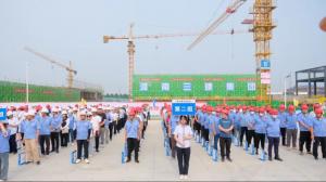 人人講安全 個(gè)個(gè)會應(yīng)急——洛陽農(nóng)副產(chǎn)品冷鏈物流中心項(xiàng)目安全月觀摩交流會圓滿舉行！